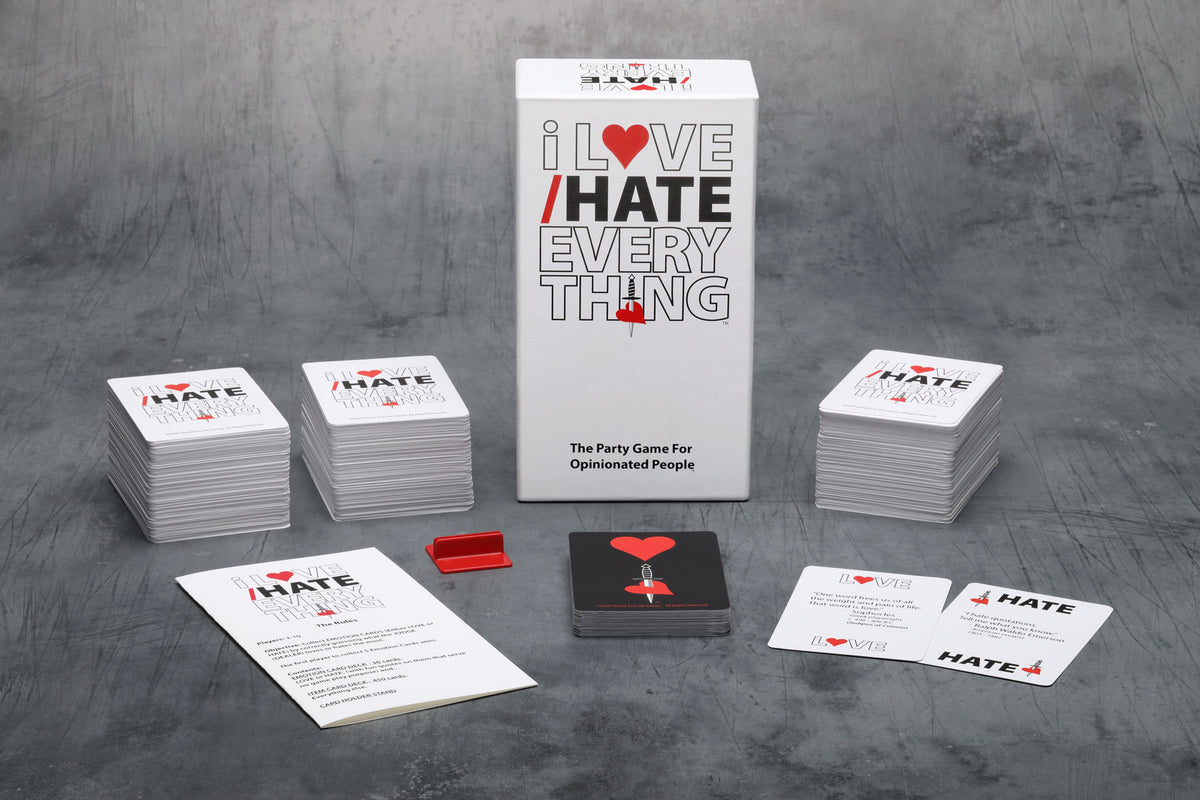 I Love/Hate Everything - Party Card Game