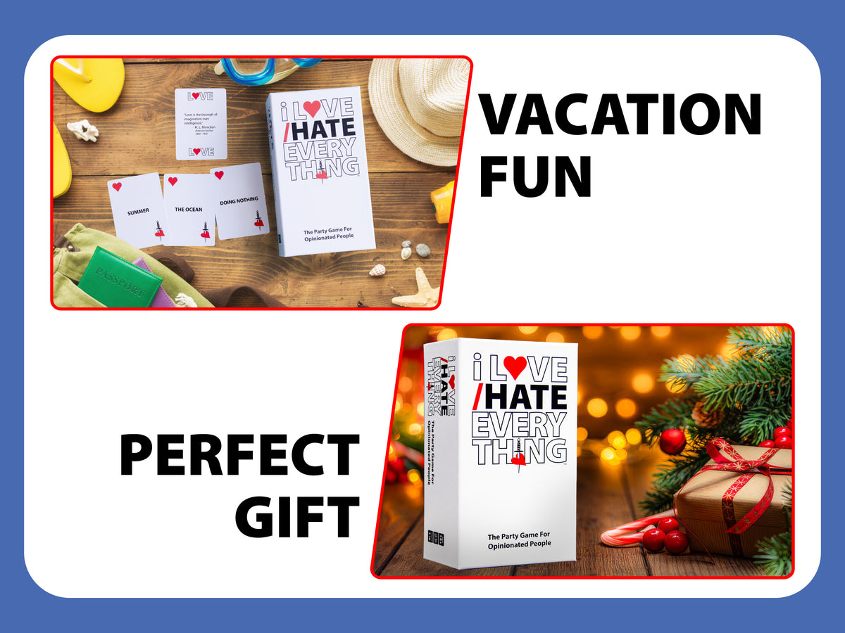 I Love/Hate Everything - Party Card Game